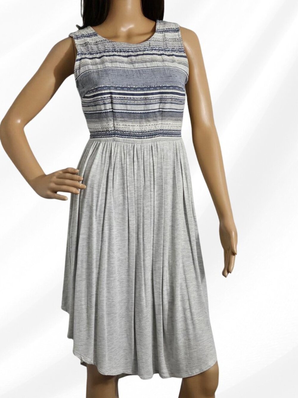 Dolan Left Coast Collection Sleeveless Gray Midi Dress XS